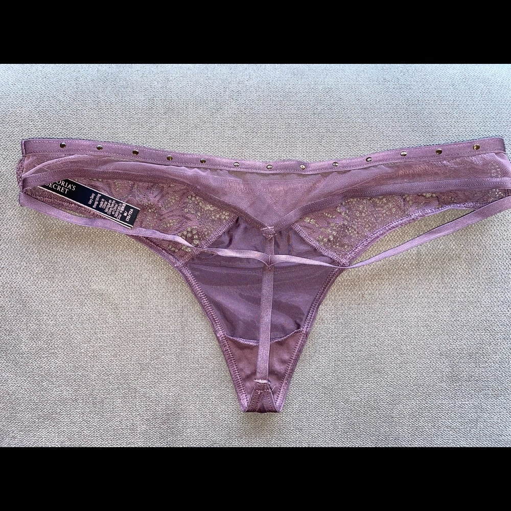 Victoria's Secret purple Very Sexy thong. NEW! - Picture 2 of 4